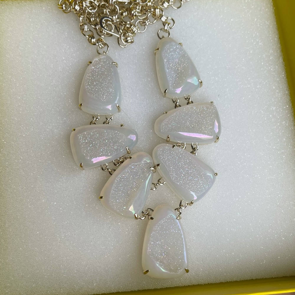 NWOT Harlie Necklace Iridescent Drusy